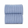 Chaussettes hautes côtelées BLEUATRE