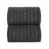 Chaussettes hautes côtelées ANTHRACITE