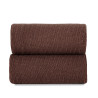 Chaussettes hautes basiques unies CHATAIGNE