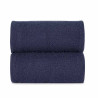 Plain stitch basic knee high socks NAVY BLUE