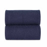 Plain stitch basic short socks NAVY BLUE