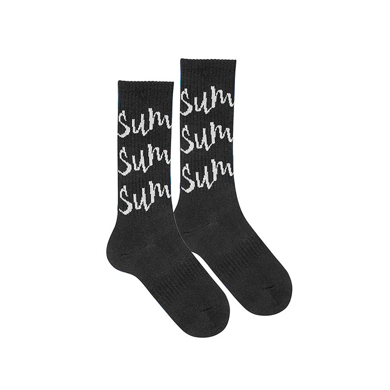 Summer sport knee socks BLACK