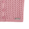 Cardigan traforato da bambina ROSA PALLIDO