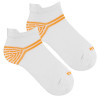 Trainer socks with stripes on the heel PEACH