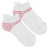 Trainer socks with stripes on the heel PALE PINK