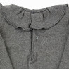 Body with a large flounced collar ANTHRACITE