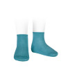 Elastic cotton ankle socks STONE BLUE