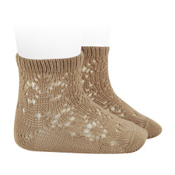 Perle cotton socks with...