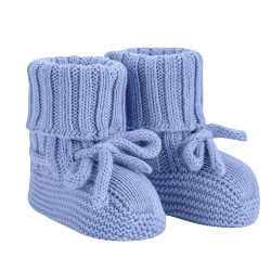 Baby rib booties PORCELAIN