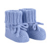 Baby rib booties PORCELAIN