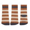 Striped barefoot socks with terry toe OXIDE