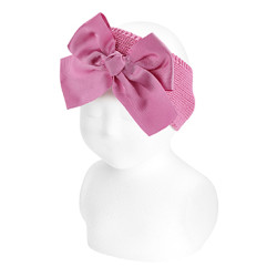 Garter stitch headband with...