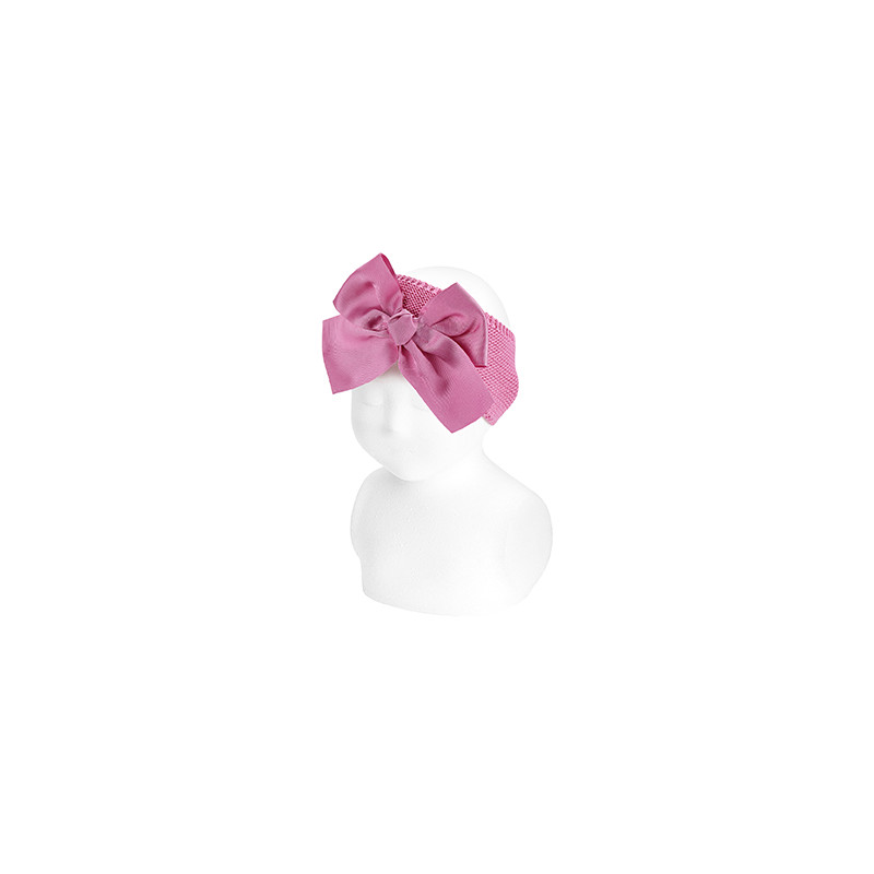 Fascia per capelli con fiocco grande gros-grain CHEWING GUM