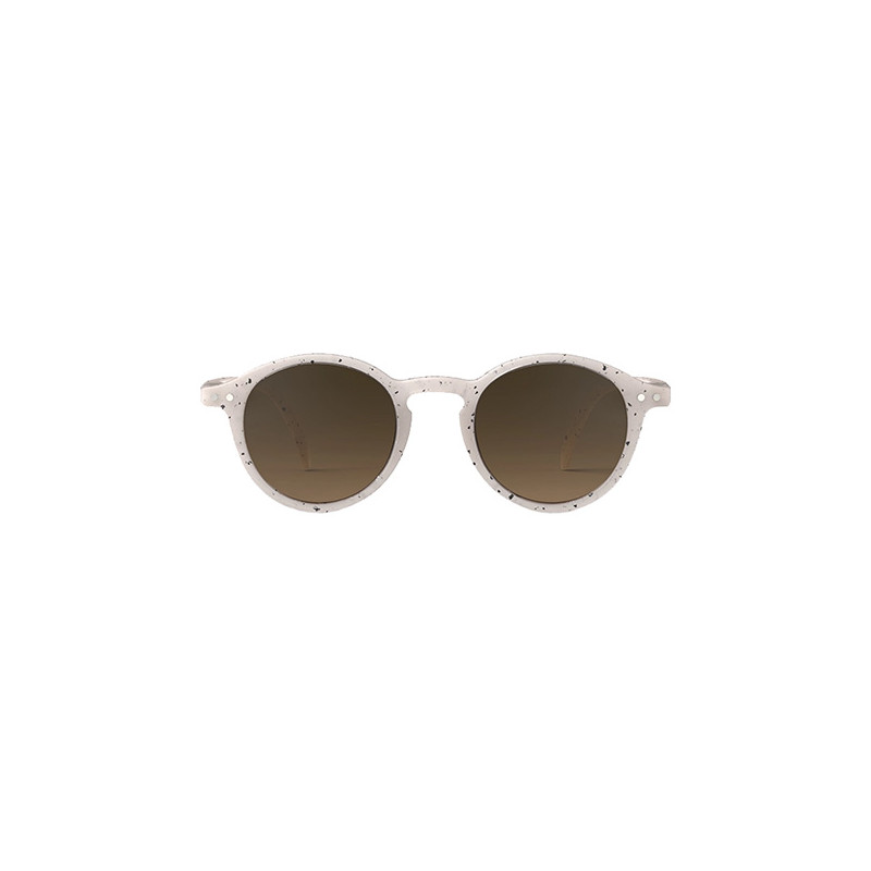 Round shape sunglasses for kids aged 5 to 10 BEIGE