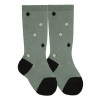 Calcetines altos con bodoques de colores VERDE LIQUEN