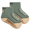 Chaussettes antidérapantes baskets VERT LICHEN