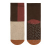 Calcetines antideslizantes abstracto MARRON