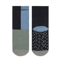 Calze astratti antiscivolo BLU