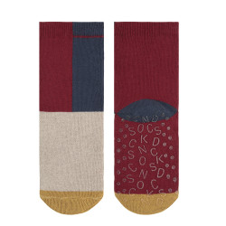 Abstract non-slip socks CHERRY