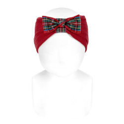 Ribbed headband with...