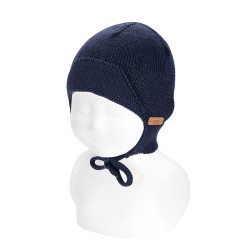 Merino wool-blend knit hat...