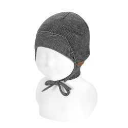 Merino wool-blend knit hat...