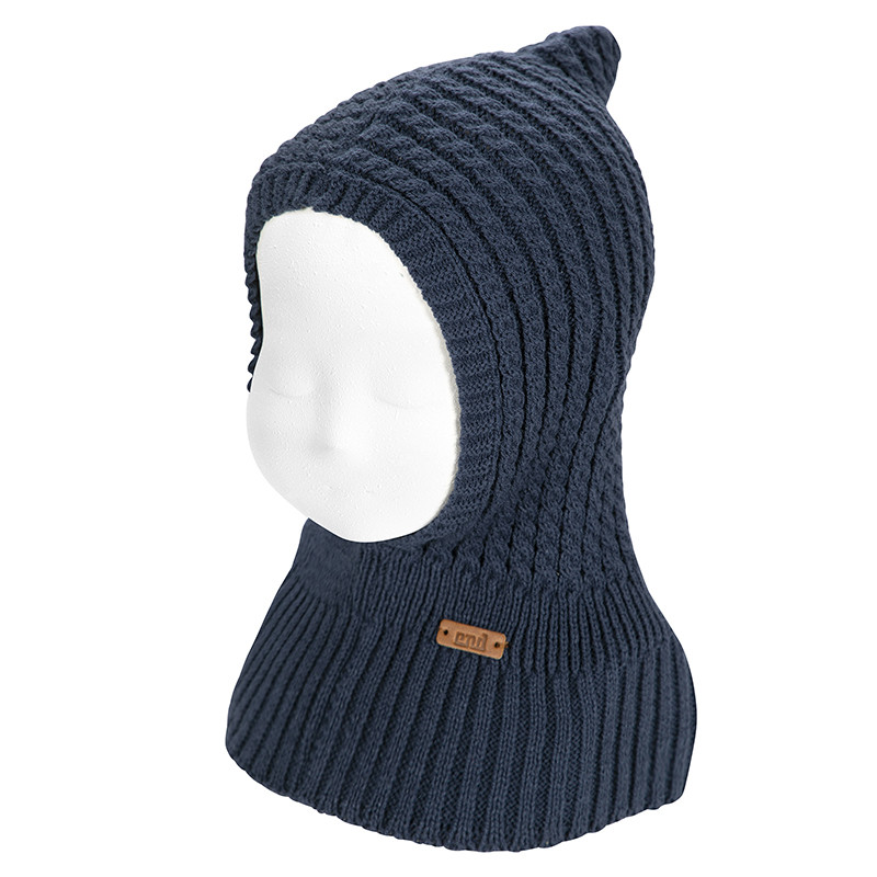 Braided balaclava LAPIS LAZULI