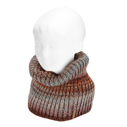 Merino wool blend bulky rib...