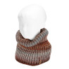 Coll gruixut fil fantasia mescla llana merino VERMELL MULTI