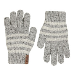 Guants tweed llistats GRIS
