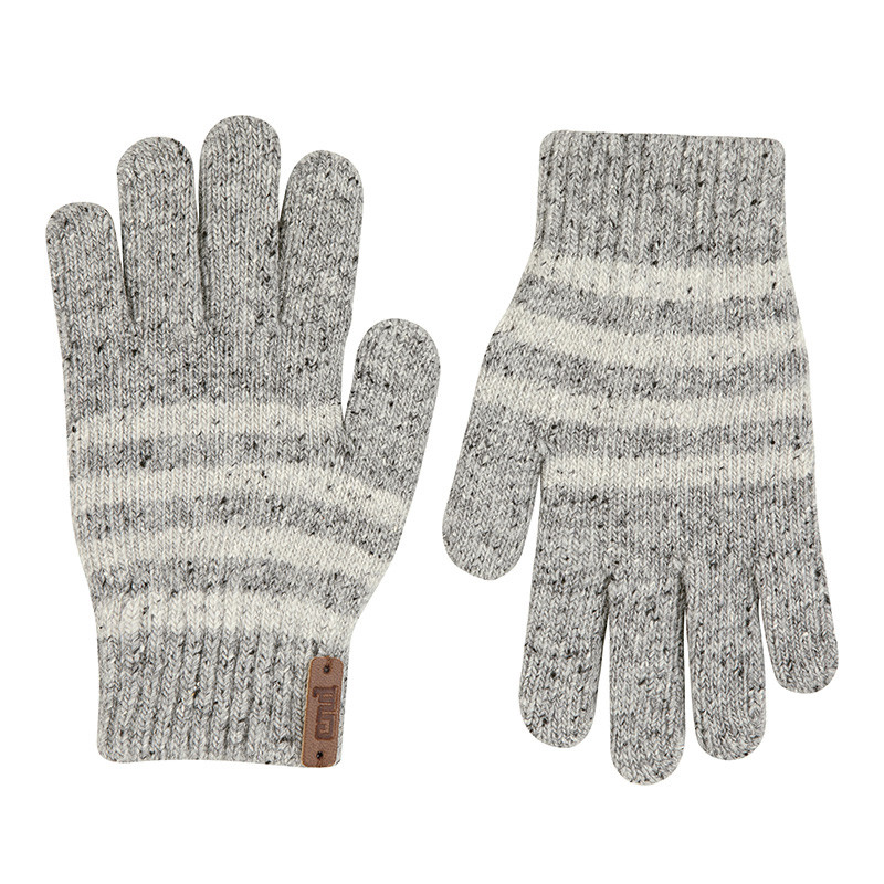 Guants tweed llistats GRIS