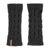 Mitones relieve trenzas NEGRO