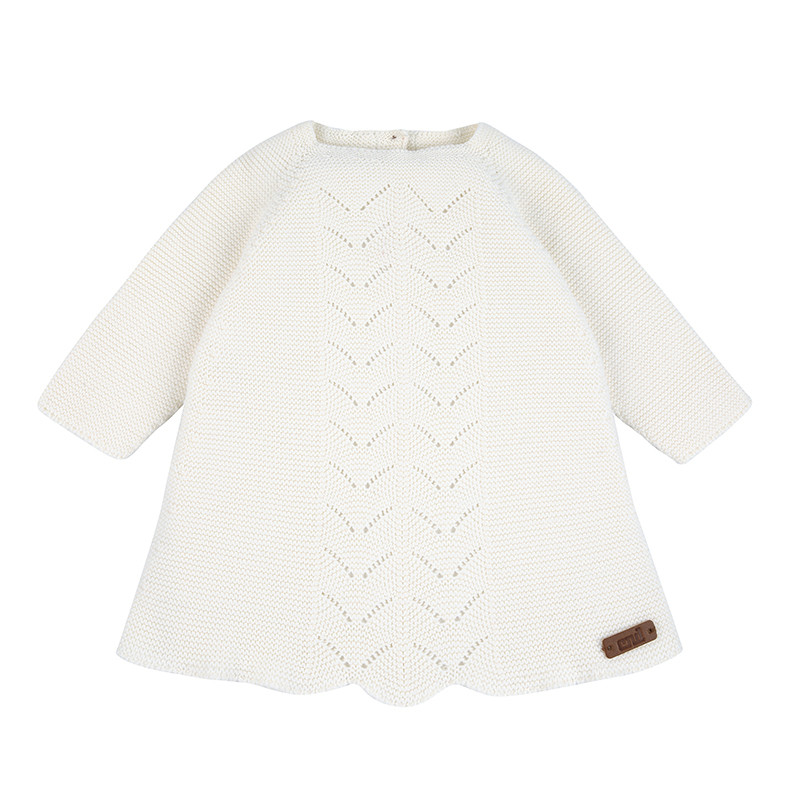 Vestit malla girada amb detalls calats NATA