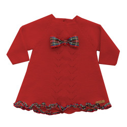Vestido punto bobo calado...
