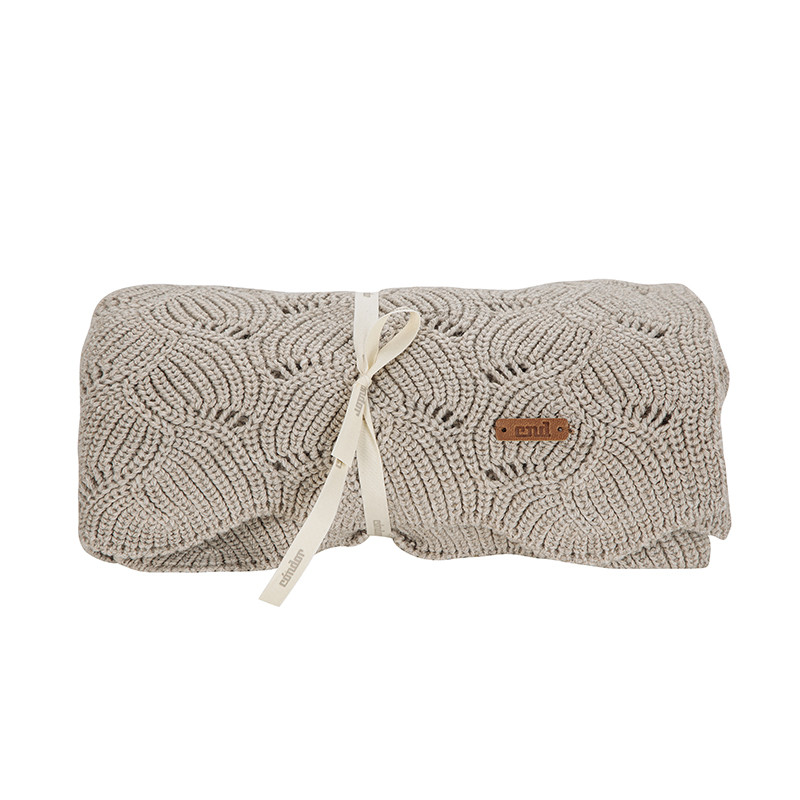 Toquilla mezcla lana merino punto ingles calado TURRON