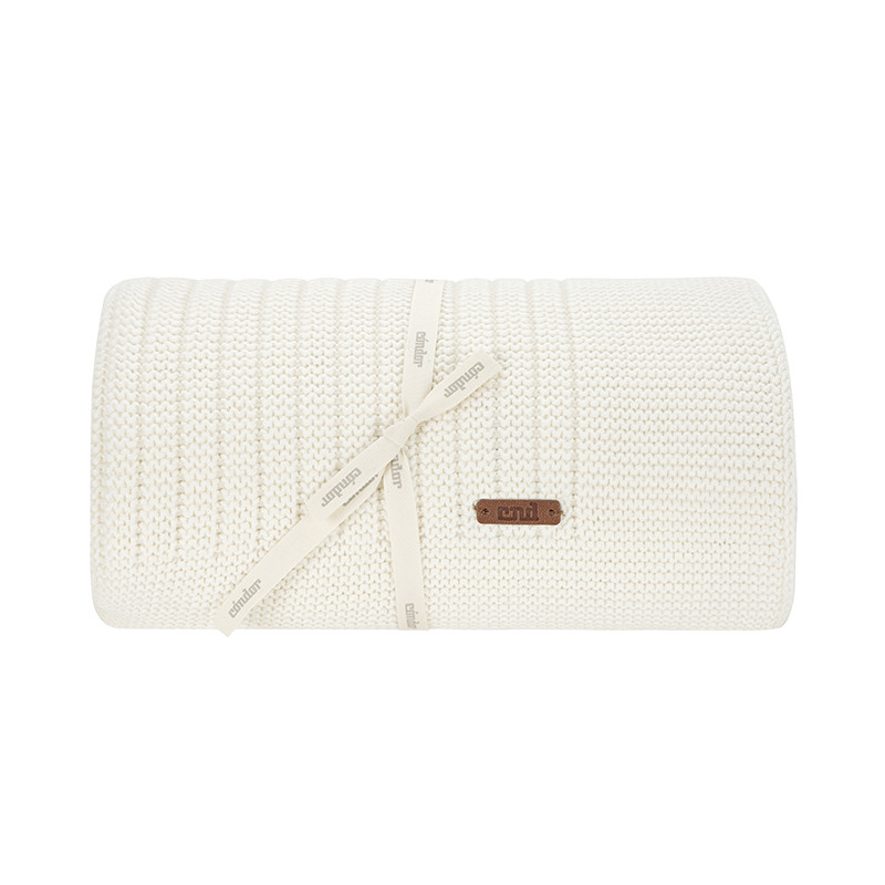 Scialle in misto merino con punto link PANNA