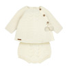 Conjunto punto bobo calado (jersey borlas+culote) CAVA