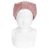 English stitch hair turban PALE PINK