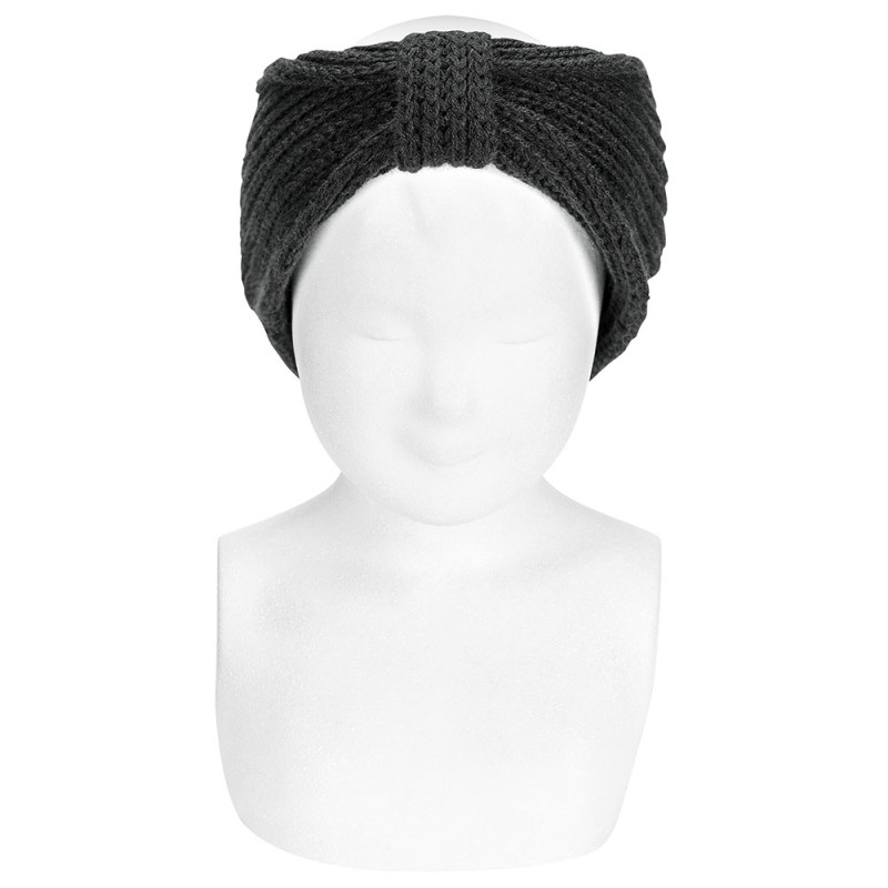Turbant punt anglès NEGRE