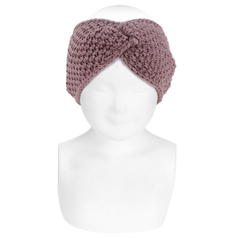 Knotted sand stitch hair turban IRIS