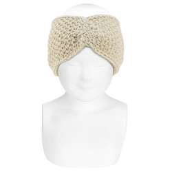 Knotted sand stitch hair...