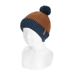 Gorra punt anglès bicolor...