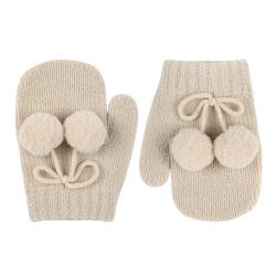 One-finger baby mittens...