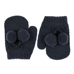 One-finger baby mittens...