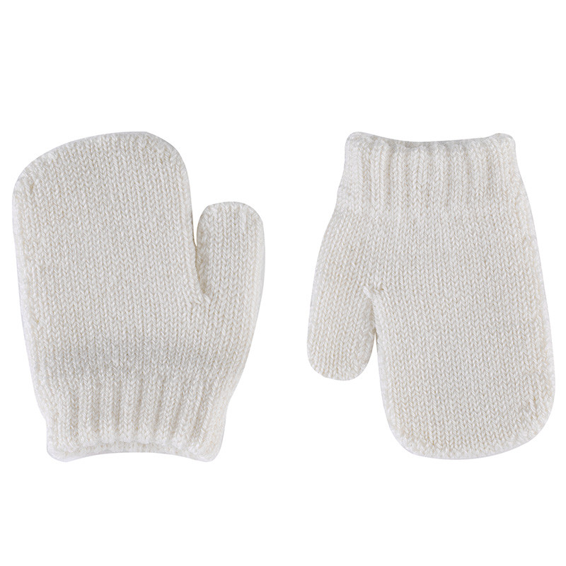 Manoplas con dedo mezcla lana merino CAVA