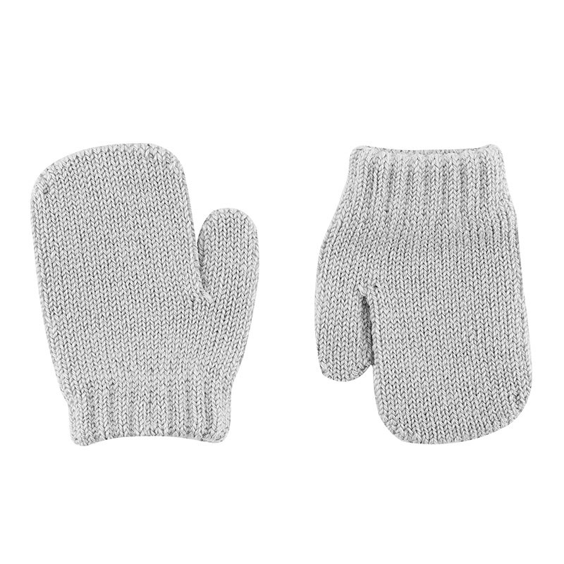 Manyoples amb dit mescla llana merino ALUMINI