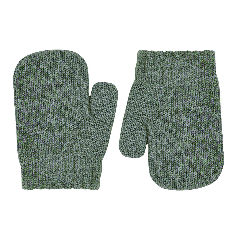 Mitaines classiques avec doit VERT LICHEN