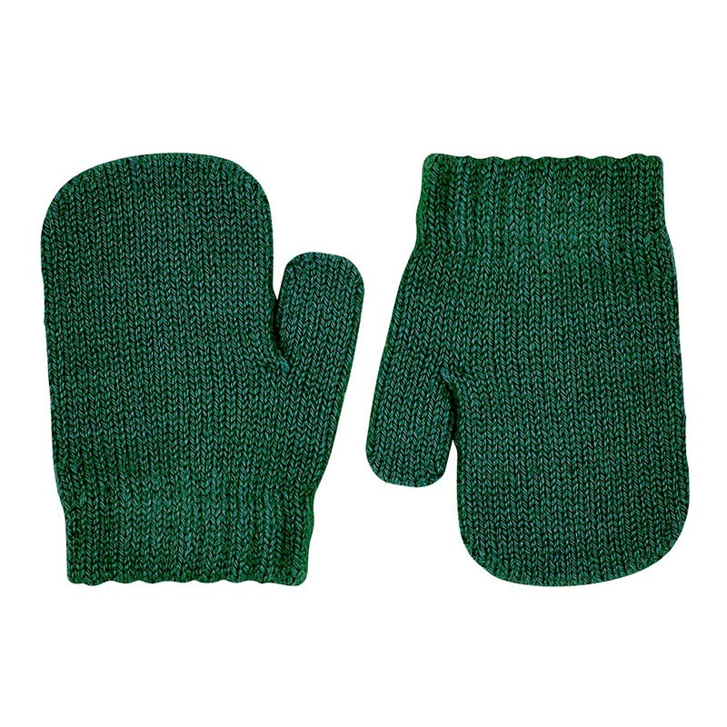 Classic one-finger mittens BOTTLE GREEN