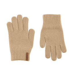Merino wool-blend gloves BEIGE
