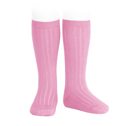 Basic rib knee high socks...